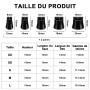 VEGCOO 10 Paires | 5 Tailles Femme Haut Talon Protecteurs, Femmes Chaussures Stoppers Couvertures, Embouts Talons Couvertures, p
