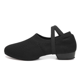 VCIXXVCE Chaussures de Pratique de Danse Latine Femmes Bout Fermé Salsa Bachata Chaussures de Danse D'entraîne