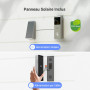 EZVIZ Sonnette Vidéo sans Fil avec Caméra 2K, Sonnette Extérieur avec Panneau Solaire & Batterie,Vision Nocturne Couleur, Détect