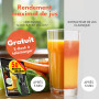LEBENLANG Centrifugeuse extracteur de jus - Livre de recettes incl. & grande ouverture de 130 mm I Parfait pour les fruits et lé