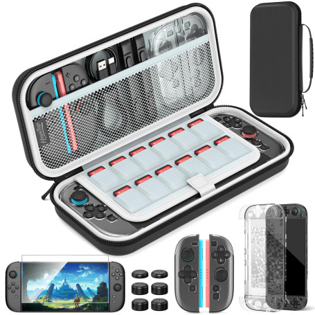 HEYSTOP Housse pour le kit d'accessoires de Nintendo Switch 2, étui de voyage pour Switch 2, coque de protection de base insérab