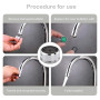 4PCS Économiseur d'Eau pour Robinet M24 avec Débit 5L/min, Mousseur Robinet en Laiton Chromé avec Filtre Anticalcaire Intégré, E