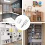 80 Pièces Taquet Etagere, 5mm Taquet Etagere, with Non-Slip Sleeve, Vis Autotaraudeuses Support Stratifié, Support D'étagère, po