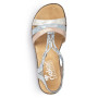 Rieker Femme Sandales V36G4, Dame Sandales Fines