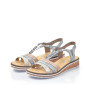 Rieker Femme Sandales V36G4, Dame Sandales Fines