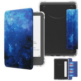 MoKo Étui Magnétique Détachable pour Le Tout Nouveau Kindle (11e génération - 2024/2022), Coque Légère et Résistante aux Rayures