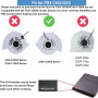 ZHUROUPU pour PS4 Internal Cooling Fan 2000RPM pour Sony Playstation4 CUH-12XX, KSB0912HE-CK2M 500GB avec Brosse, Pince, Coussin