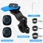 LIFEASY STORE Bleu Universel Handlebar Mount Support de Téléphone Portable Amovible pour Vélo, Support de Téléphone Portable Uni