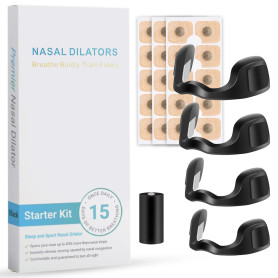 Ecarteur Nasal Anti Ronflement Efficace Puissant, Bande Nasale Magnétique Ajustement, Forte Tenue pour Le Sport & Meilleure Qual