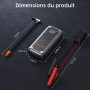 Acmount Booster Batterie Voiture 7000A, Booster Batterie Voiture avec Gonfleur 150PSI, 23800mAh Demarreur Batterie (Jusqu'à 8.0L