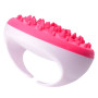 Brosse de Massage Anti-cellulite en Silicone Masseur de Corps Gommage Brosse de Douche pour Relaxation et Augmentation Circulati