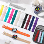 Lot de 18 bracelets de sport compatibles avec Apple Watch 40 mm, 41 mm, 38 mm, 46 mm, 45 mm, 44 mm, 42 mm, 49 mm, pour femmes et