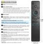 Télécommande-Universelle-pour-Samsung-Smart-TV, télécommande de Remplacement pour Samsung TV QLED UHD SUHD HDR LCD LED HDTV Fram