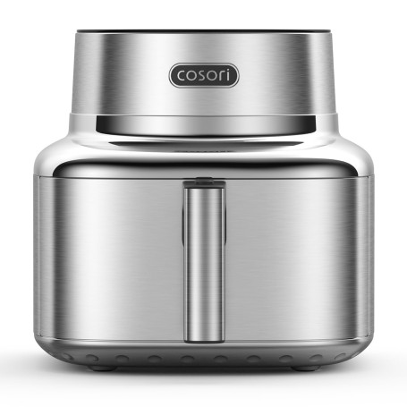 COSORI ICONIC Airfryer, 96% acier inoxydable, revêtement céramique sans PFAS ni BPA, Air fryer 7-en-1, jusqu’à 61% d’économie d’