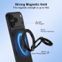 Anneau de support magnétique pour téléphone MagSafe, anneau magnétique pour coque de téléphone MagSafe - Support pour iPhone 17 