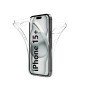 COQTEL® Coque pour iPhone 15+ 360° Transparente Protection intégrale en Silicone et TPU Antichoc