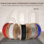 ELEGOO Rapid PETG Filament 1.75mm Noir 1KG, Filament pour Imprimante 3D Haute Vitesse 30-600mm/s, Précision Dimensionnelle +/- 0