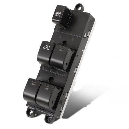 MangWany Bouton lève vitre électrique avant gauche compatible avec Nissan Navara D40 Qashqai Pathfinder 2004-2016 25401-EB30B 25