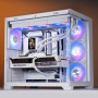 efroidisseur liquide pour processeur, 360 mm AIO, pompe haute performance, écran IPS 2,4", refroidissement à eau CPS ARGB avec v