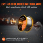 FEIFANKE Fil Fourré Sans Gaz 1,0MM, Bobine Fil Fourré 3KG- E71T-GS General Purpose MIG MAG Welding Wire Reel D100 for Welding Ma