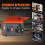 FEIFANKE Fil Fourré Sans Gaz 1,0MM, Bobine Fil Fourré 3KG- E71T-GS General Purpose MIG MAG Welding Wire Reel D100 for Welding Ma