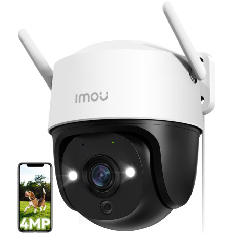Imou 2K+(4MP) Caméra Surveillance WiFi Extérieure 360°, Vision Nocturne Couleur 30M, Détection des Personnes et Véhicules, Suivi