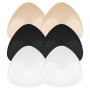 WLLHYF Lot De 2 Paires De Coussinets De Soutien Gorge Inserts De Soutien Gorge Triangulaires Respirants Couleur Peau Rembourrage