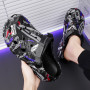 FLIOZY Sabots de Jardin Homme à Motif Camouflage – Chaussures Aquatiques Légères avec Sangle Réglable – Sabots Respirants en EVA
