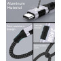 ziwodiv Cable USB C 5m, 240W Câble USB C vers C Charge Rapide, Long Câble Type C Compatible avec iPhone 16/15 Pro Max, Samsung G
