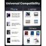 ziwodiv Cable USB C 5m, 240W Câble USB C vers C Charge Rapide, Long Câble Type C Compatible avec iPhone 16/15 Pro Max, Samsung G