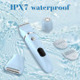 Scttomon Rasoir Electrique Feminin Tondeuse précise pour visage et zones sensibles, Tondeuse à poils corporels pour visage, jamb