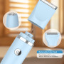 Scttomon Rasoir Electrique Feminin Tondeuse précise pour visage et zones sensibles, Tondeuse à poils corporels pour visage, jamb