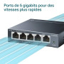 TP-Link Switch Ethernet Gigabit 5 Ports RJ45 Metallique 10/100/1000 Mbps, IGMP Snooping, Switch RJ45 idéal pour étendre Le résea