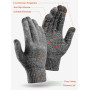TRENDOUX Gants Hiver Homme Femme - Gants Tactiles Chaud Doux Doublure Polaire, Idéal pour Sport de Conduite Running Vélo Moto Sm