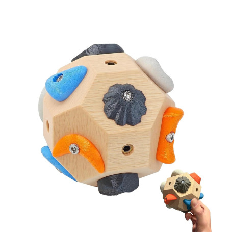 STOAT®Boulder Block Jouet DIY Grimpeur, Entraînement Mains Débutants, Renforceur Doigts, Outil Boulder, Idéal Débutants/Pros, Ca