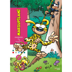 Coloriages mystères - Marsupilami: Colorie les chiffres et découvre l'image