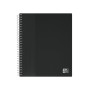 OXFORD Porte fiches bristol A5 School Life 80 vues / 40 pochettes Couverture Polypro Noir