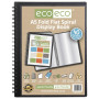 eco-eco Eco137 Porte-vues A5 50% recyclé 40 pochettes à spirales
