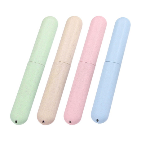 HDGSAFD Boîte À Brosse À Dents Unie, Boîte À Brosse À Dents De Voyage Pratique, Boîte De Rangement pour Petites Pièces, Boîte À 