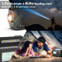 Radio Dab/FM Portable, Solaire Dynamo 5000mAh, Manivelle Solaire, Survie Dab de Solaire Chargeur USB avec Alarme SOS d'urgence, 
