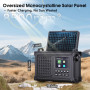 Dab/Dab+/FM Radio Solaire Manivelle, Radio d'urgence avec 8500mm² Grand Panneau Solaire, Lampe Torche LED & Lampe de Lecture, Ho