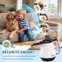 Nettoyeur Vapeur Portable, 110℃ Nettoyeur Vapeur à Main pour un Nettoyage Efficace, Polyvalent Vaporetto avec 10 Accessoires et 