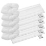 Navaris Housse de rechange pour nettoyeur vapeur - Kit de lingettes microfibres - Compatible avec Kärcher EasyFix série SC 2 à 5