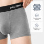Fullluwaa - Lot de 10 Boxers Homme Coton, Confortable et Doux - Ajustés, Ceinture Élastique Ultra - Souple