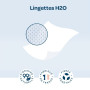 BIOLANE - Lingettes bebe H2O à l'eau - Pocket - Bébé - Lot de 24x10 (240 lingettes) - Peaux sensibles - Nettoie et protège, le v