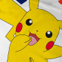 Pokemon Pika Parure de Lit Enfant 140x200 cm | 100% Coton | Oeko-TEX | Housse de Couette 1 Personne 140x200 cm + 1 Taie d'oreill