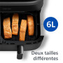 Philips Airfryer Série 3000 - Air Fryer Double Panier, 9L, Technologie RapidAir, jusqu'à 90% de matières grasses en moins, Econo