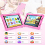 SANNUO Tablette Enfants 7 Pouces Android Tablette Éducative Enfant avec Écran HD, 8Go RAM+64Go ROM(TF 256Go), Contrôle Parental,