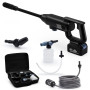 Kalopsia Nettoyeur Haute Pression sans Fil: 75Bar 21V 4Ah Batterie Pistolet à Eau Portable avec Tuyau 5m Buses Réglables 3 Nivea