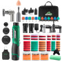 BATOCA S6 Mini Polisseuse Sans fil,Kit Professionnel pour Détail et l'entretien de Peinture,12V Polissage Voiture,Machine à Poli